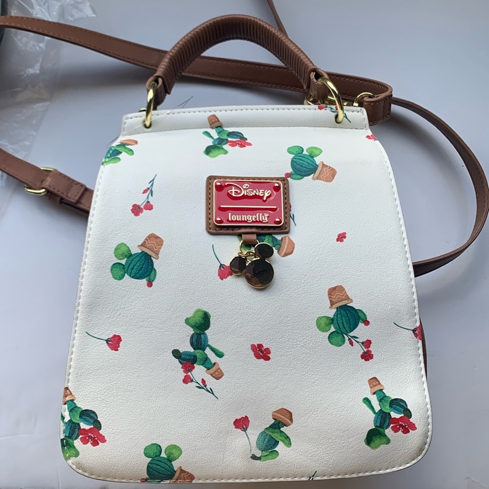 Disney Loungefly Mickey and friends cactus mini backpack